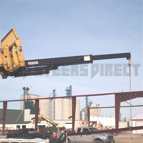 telehandler industrial jib skid steer solutions|skid steer truss jib.